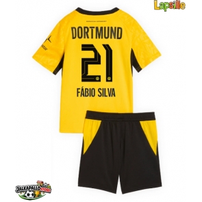 Borussia Dortmund Fabio Silva #21 Kotipaita Lapsille 2026-27 Lyhythihainen (+ shortsit)